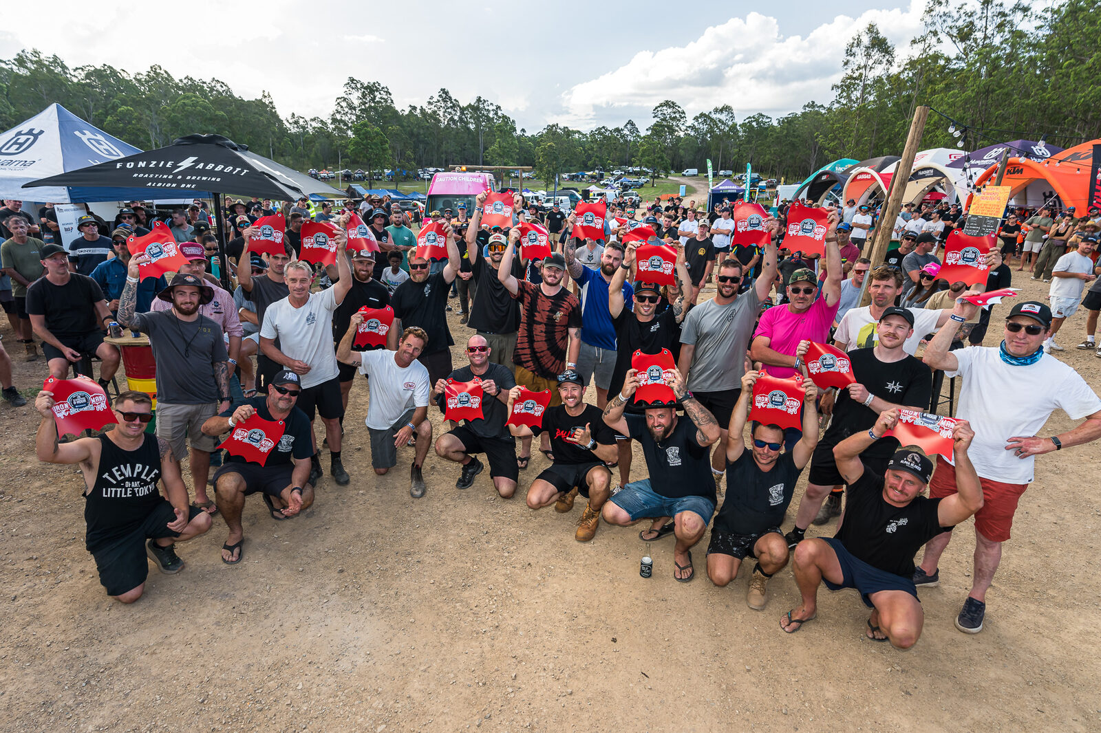 Riders gathered together
