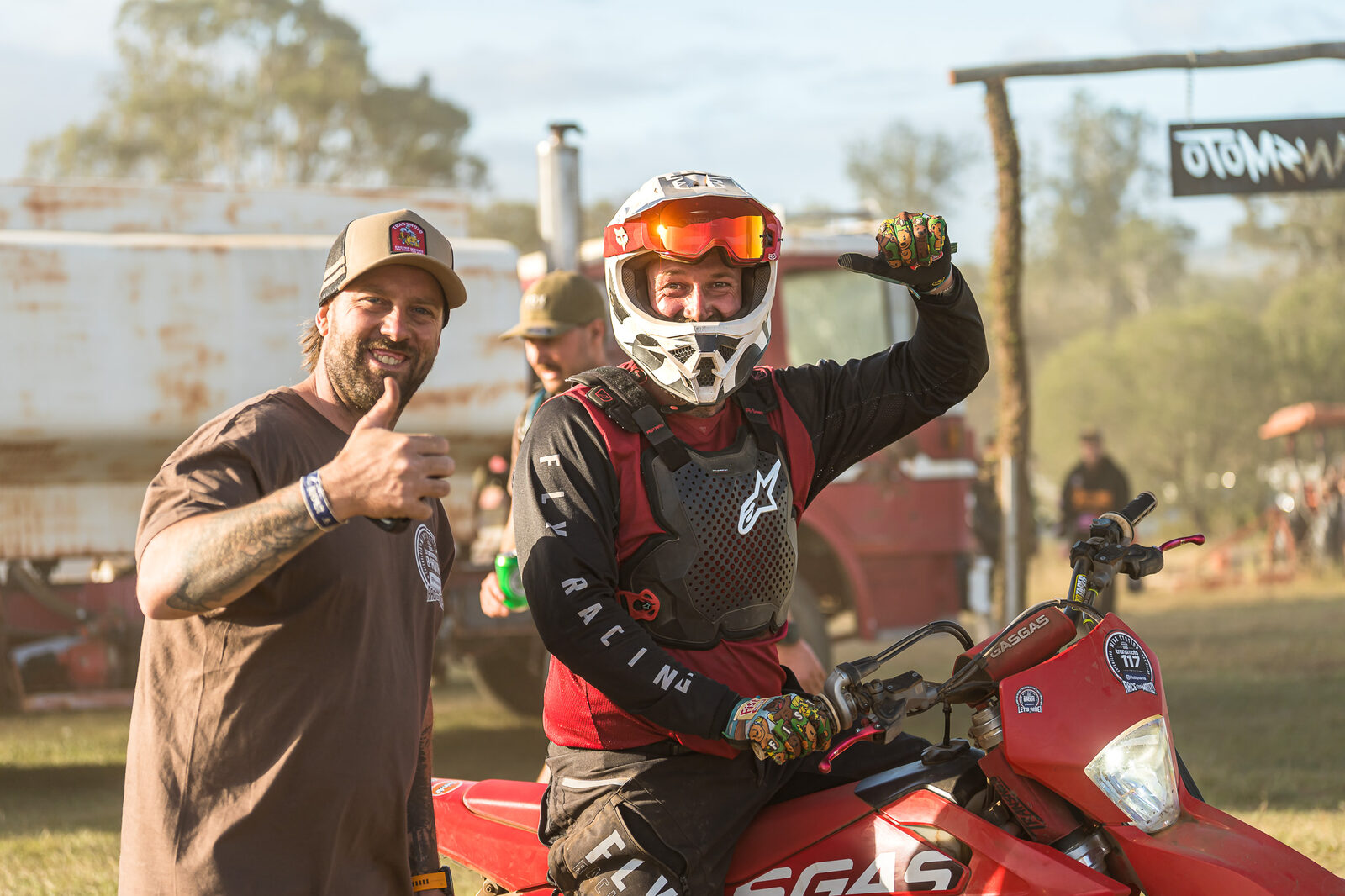 Riders with a GASGAS