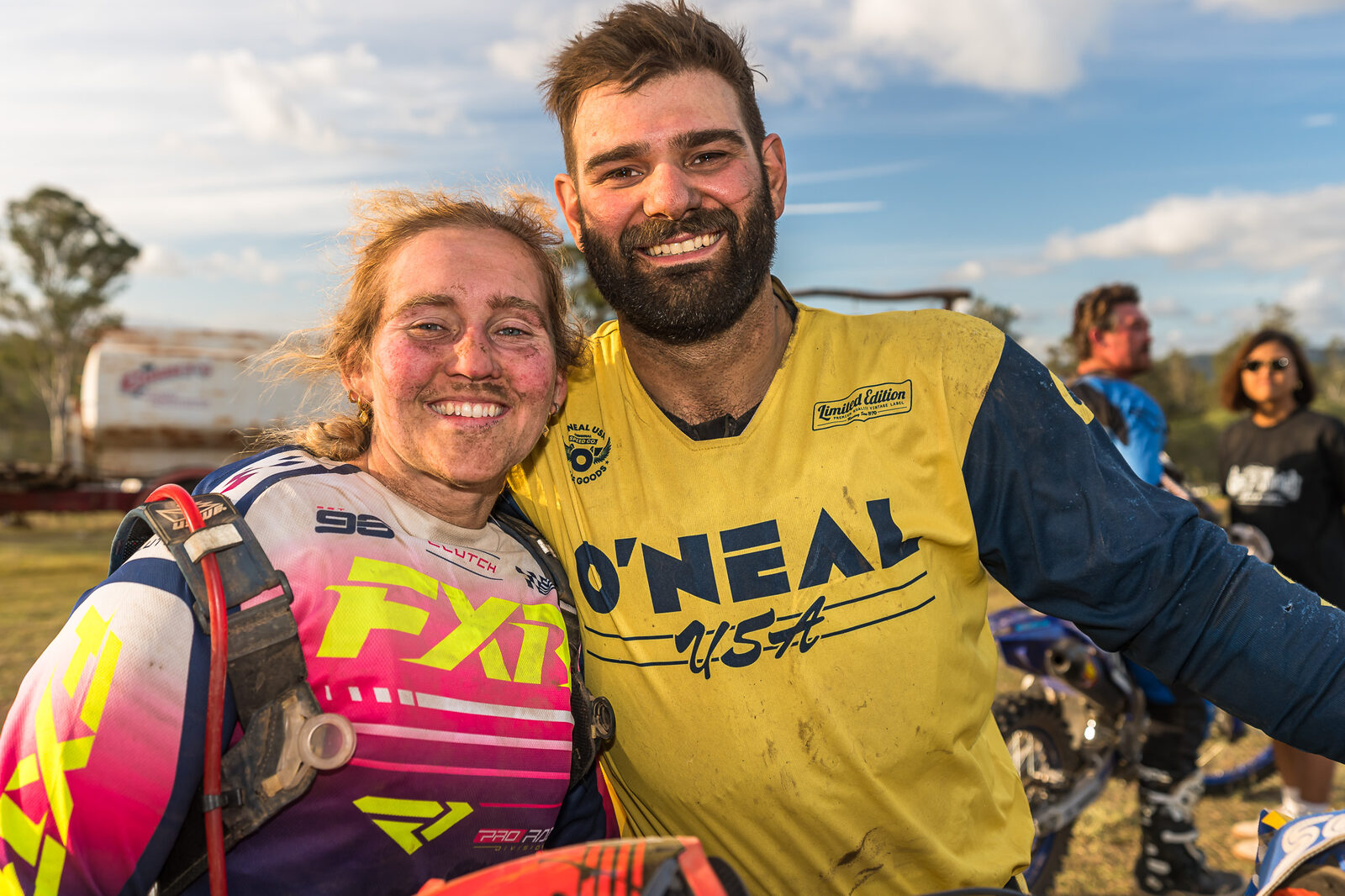 Riders stoked after the race