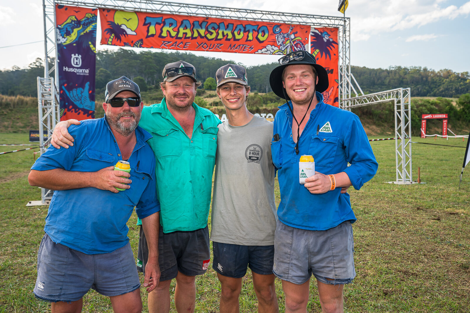 Mates at the event