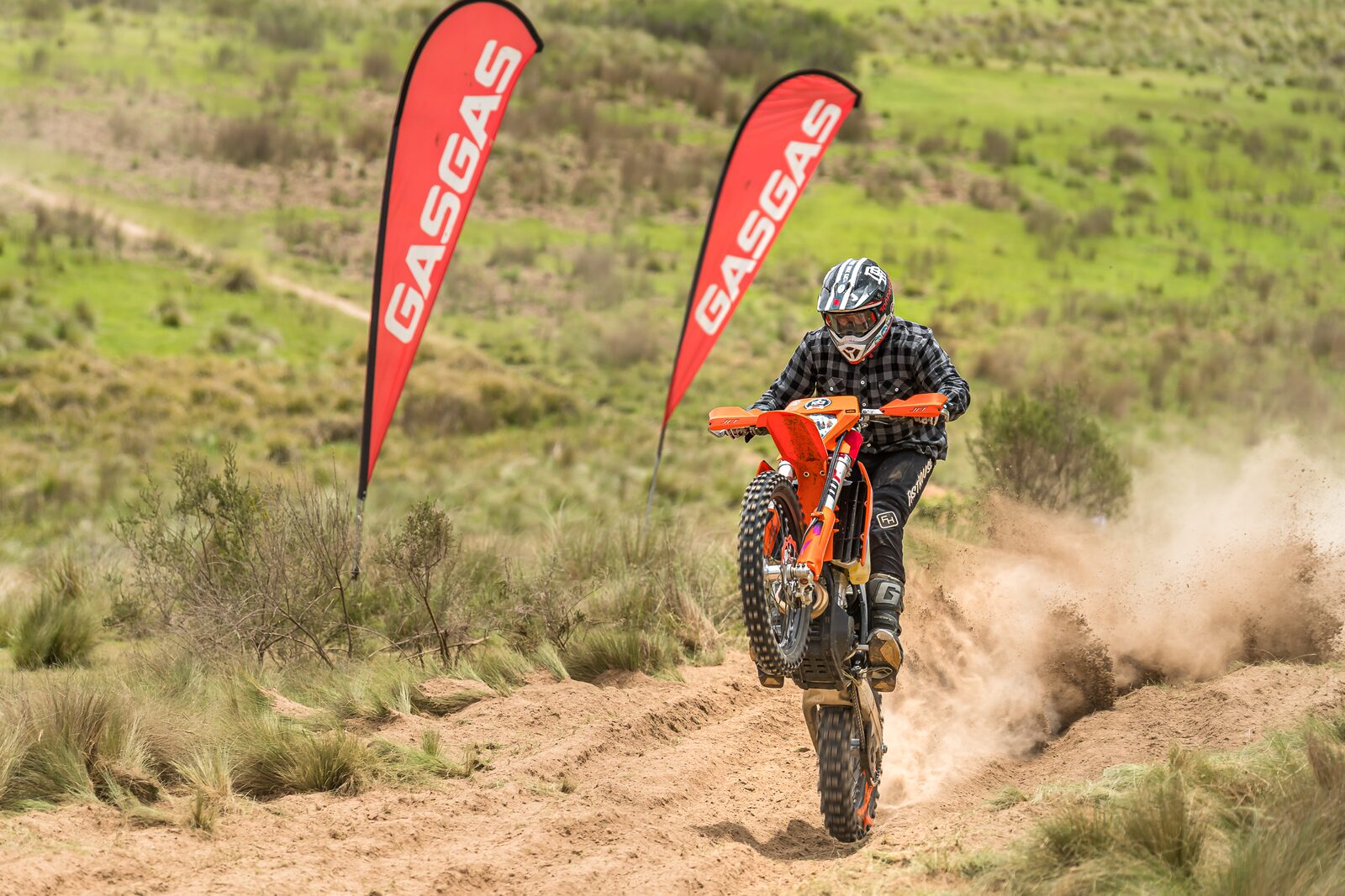 GASGAS rider on track