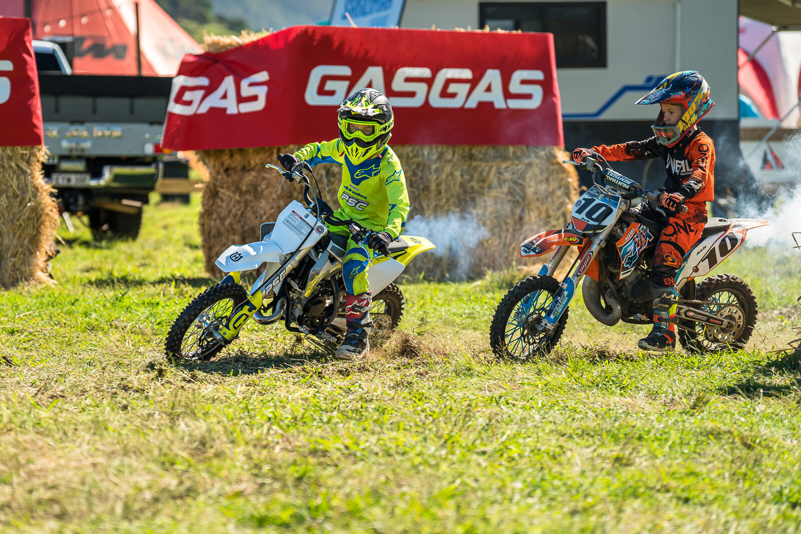 GASGAS riders on course