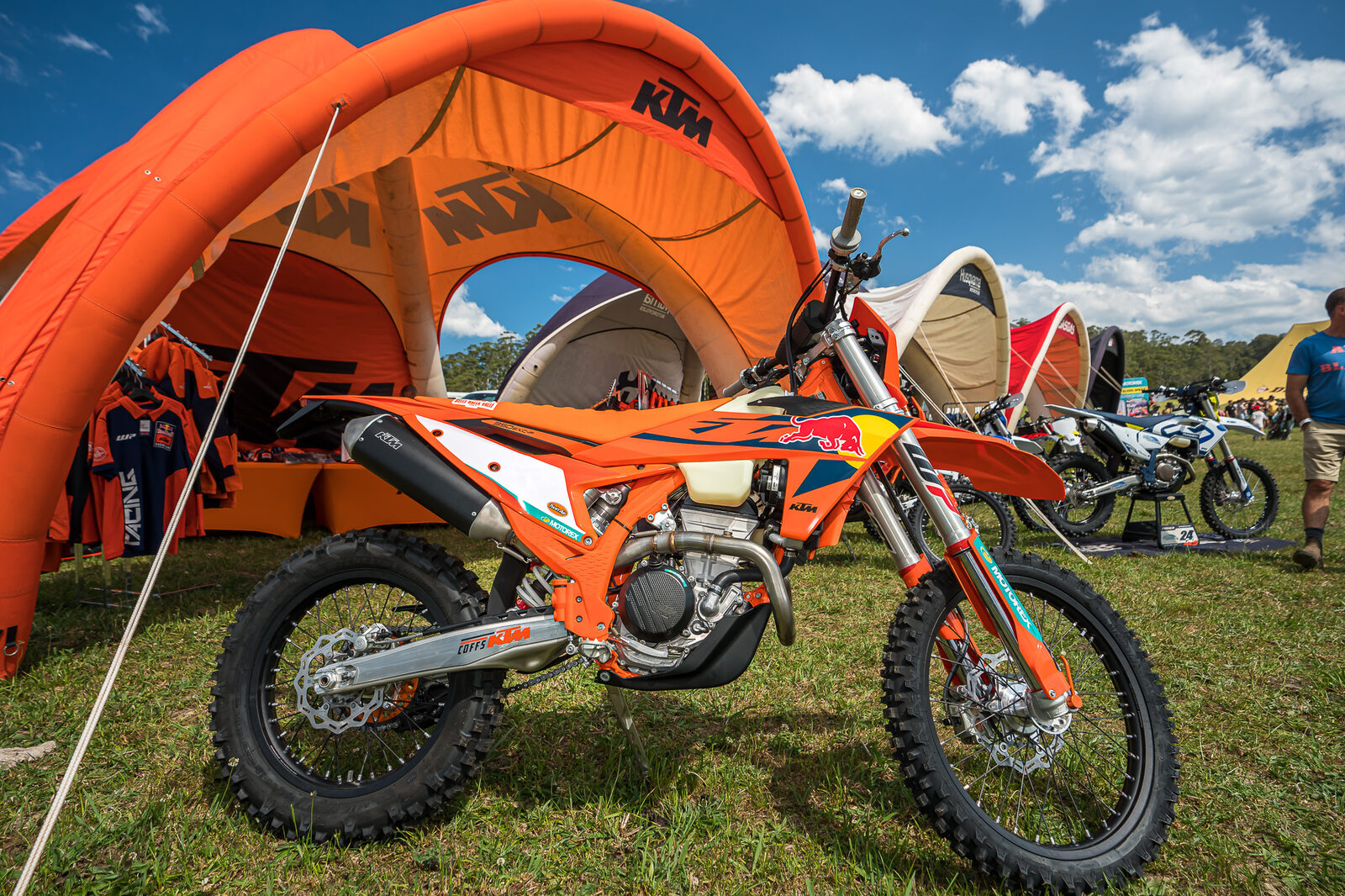 KTM activation area