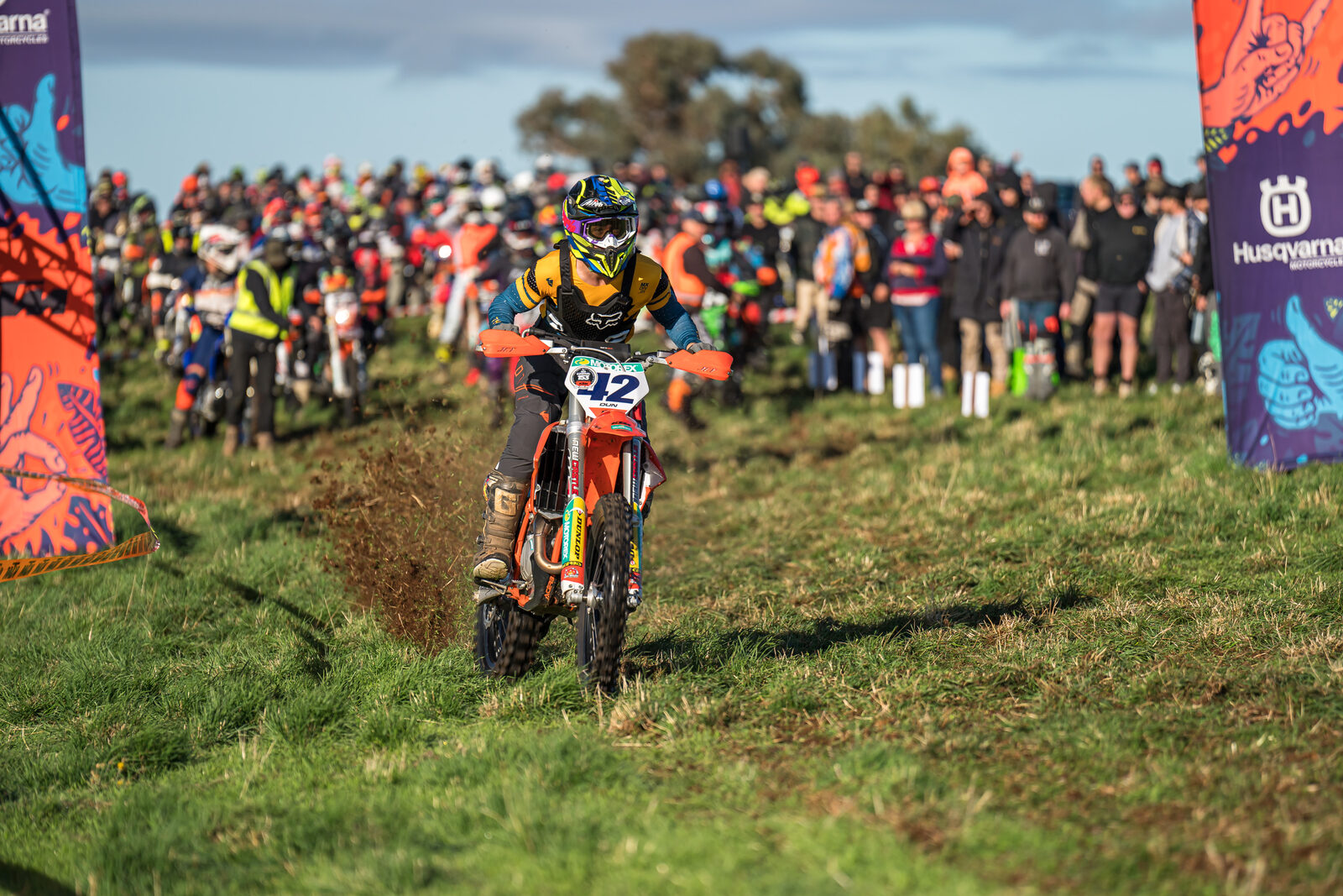 Riders at the start